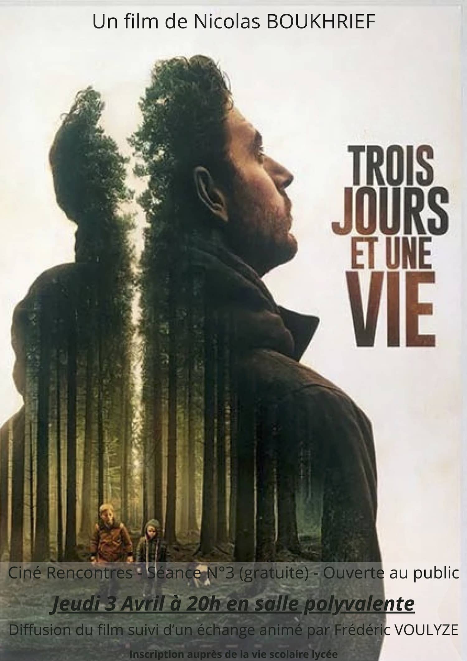 affiche cine rencontres 3 jours et 1 vie